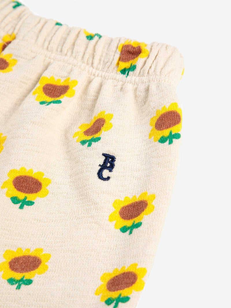 Bobo Choses Baby Sunflower All Over Jogging Pants Beige