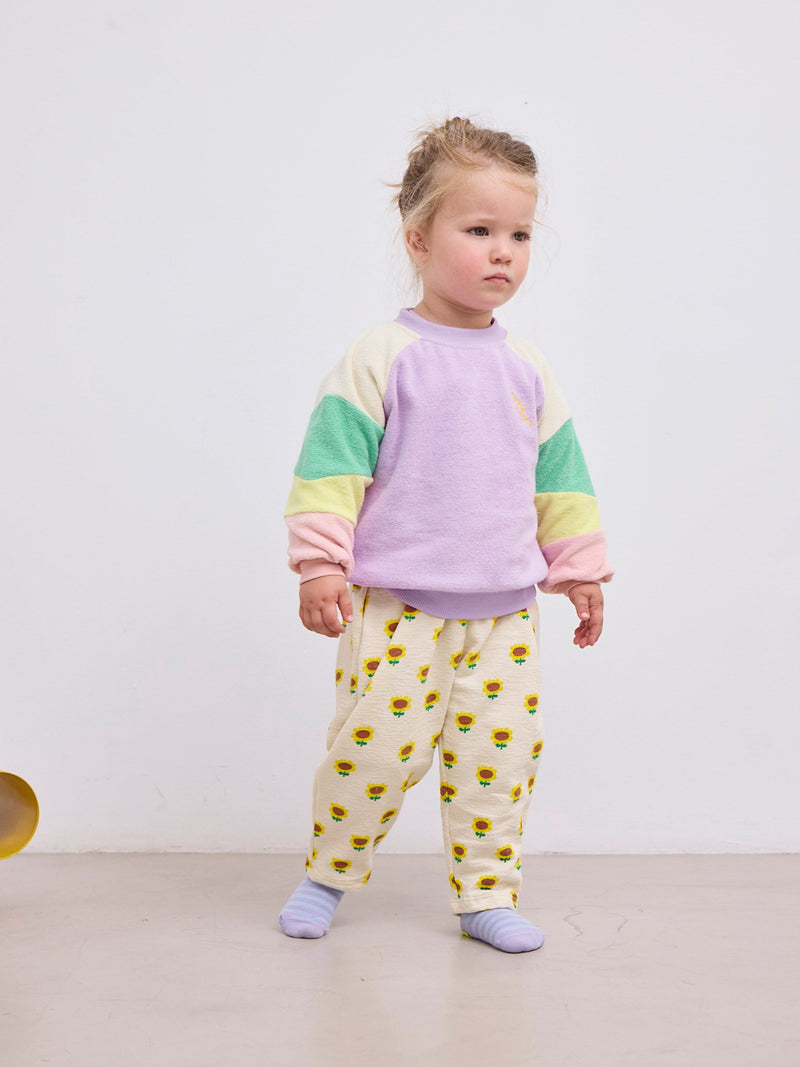 Bobo Choses Baby Sunflower All Over Jogging Pants Beige