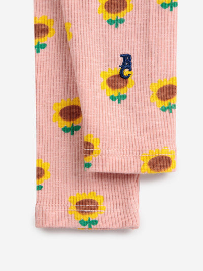 Bobo Choses Baby Sunflower All Over Legging Pink