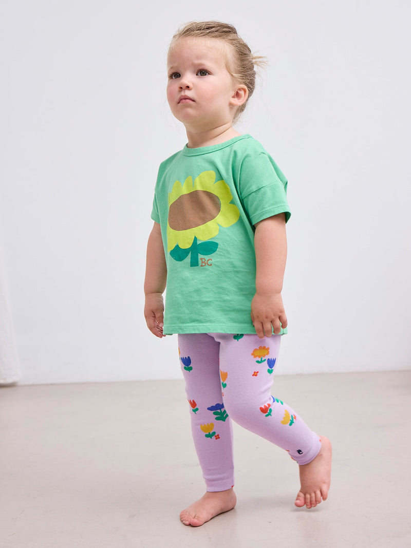 Bobo Choses Baby Sunflower T-shirt Light Green