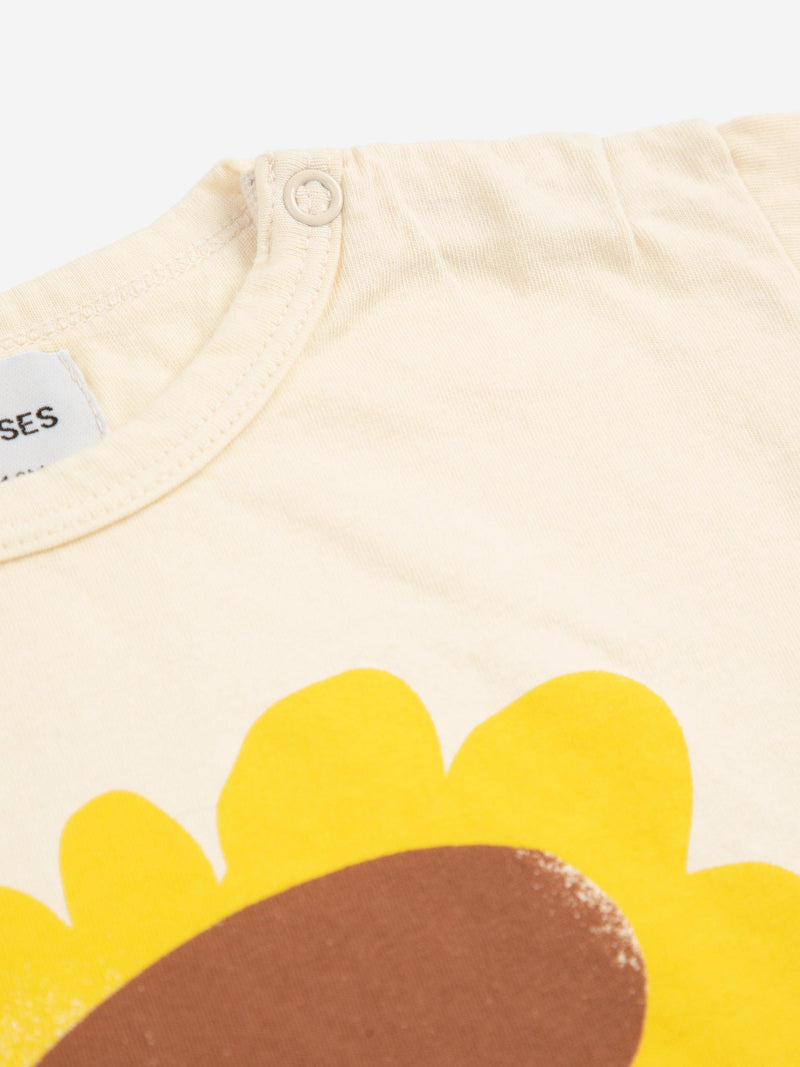 Bobo Choses Baby Sunflower T-shirt Offwhite