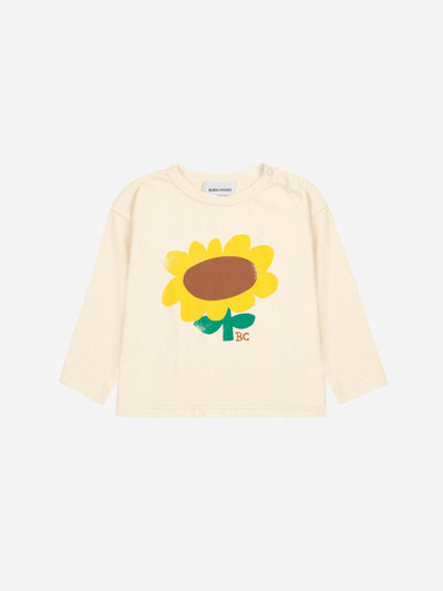 Bobo Choses Baby Sunflower T-shirt Offwhite