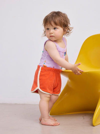 Bobo Choses Baby Terry Cloth Shorts Red