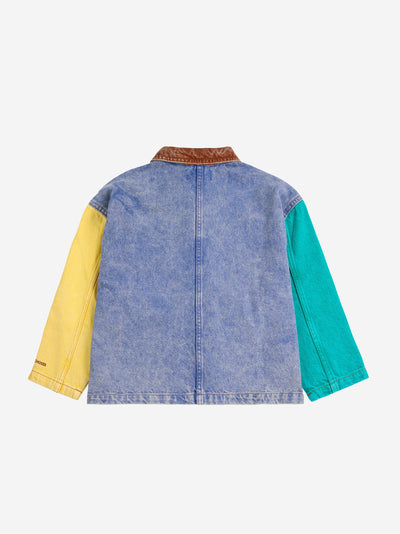 Bobo Choses Color Block Denim Jacket Multicolor