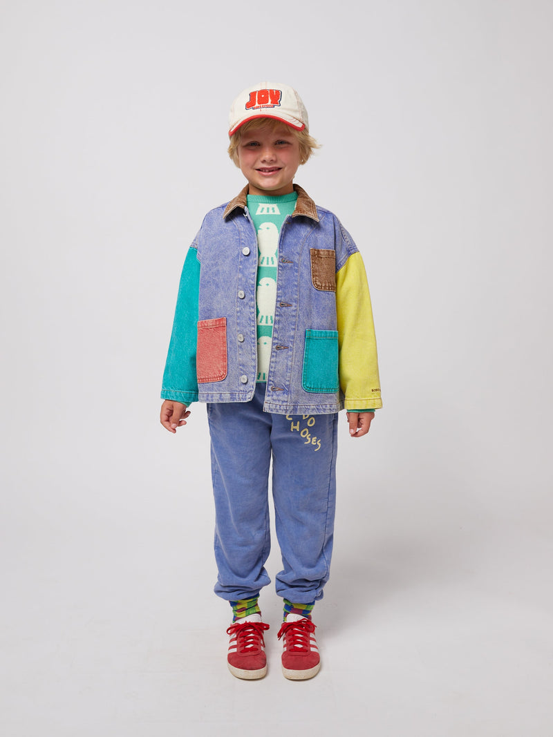 Bobo Choses Color Block Denim Jacket Multicolor