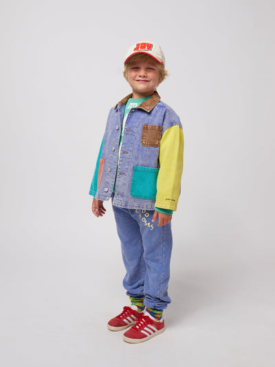 Bobo Choses Color Block Denim Jacket Multicolor