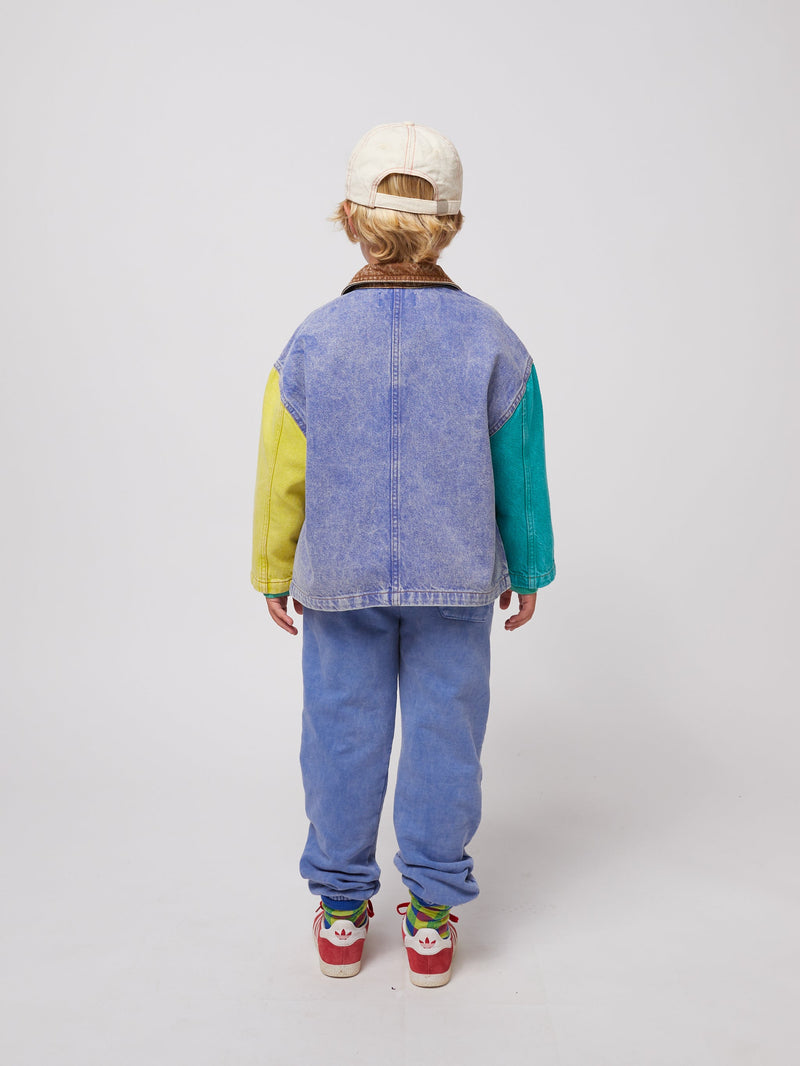 Bobo Choses Color Block Denim Jacket Multicolor