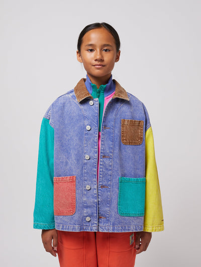 Bobo Choses Color Block Denim Jacket Multicolor