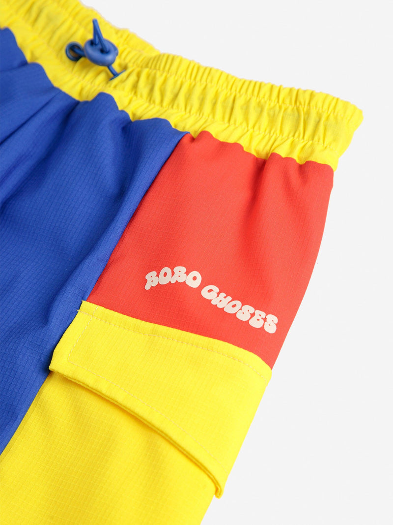 Bobo Choses Color Block Swim Board Shorts