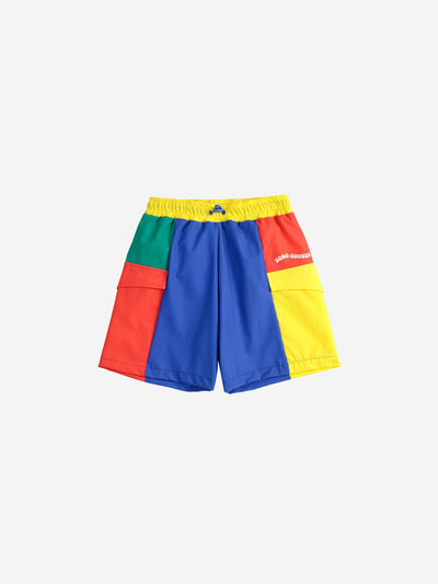 Bobo Choses Color Block Swim Board Shorts