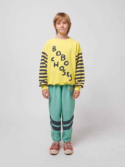 Bobo Choses Diagonal Bobo Choses Sweatshirt Light Yellow