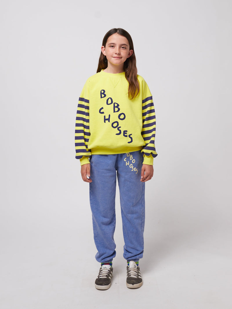 Bobo Choses Diagonal Bobo Choses Sweatshirt Light Yellow