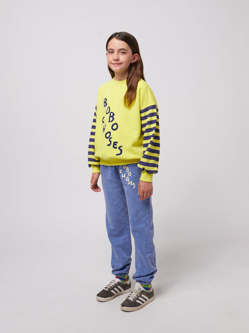 Bobo Choses Diagonal Bobo Choses Sweatshirt Light Yellow