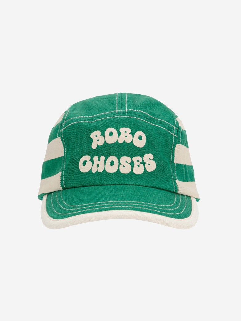 Bobo Choses Green Stripe Cap