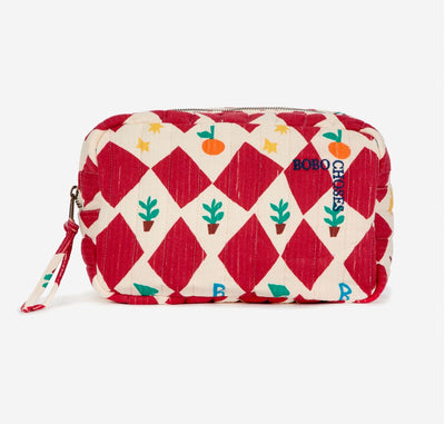 Bobo Choses Harlequin Printed Quilted Pouch