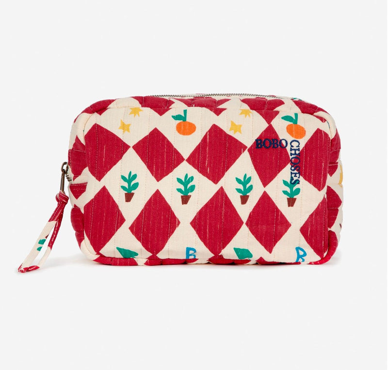 Bobo Choses Harlequin Printed Quilted Pouch