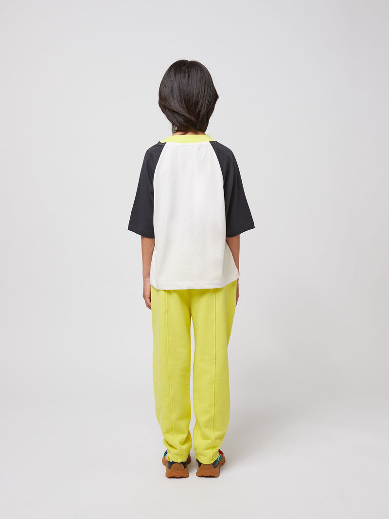 Bobo Choses Hello Joy Raglan Sleeves t-shirt Offwhite