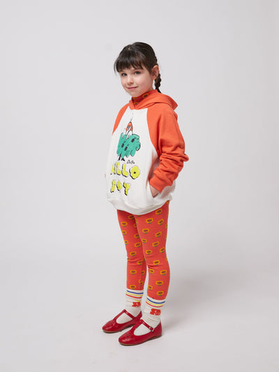 Bobo Choses Hello Joy Ranglan Sleeve Hoodie Multicolor