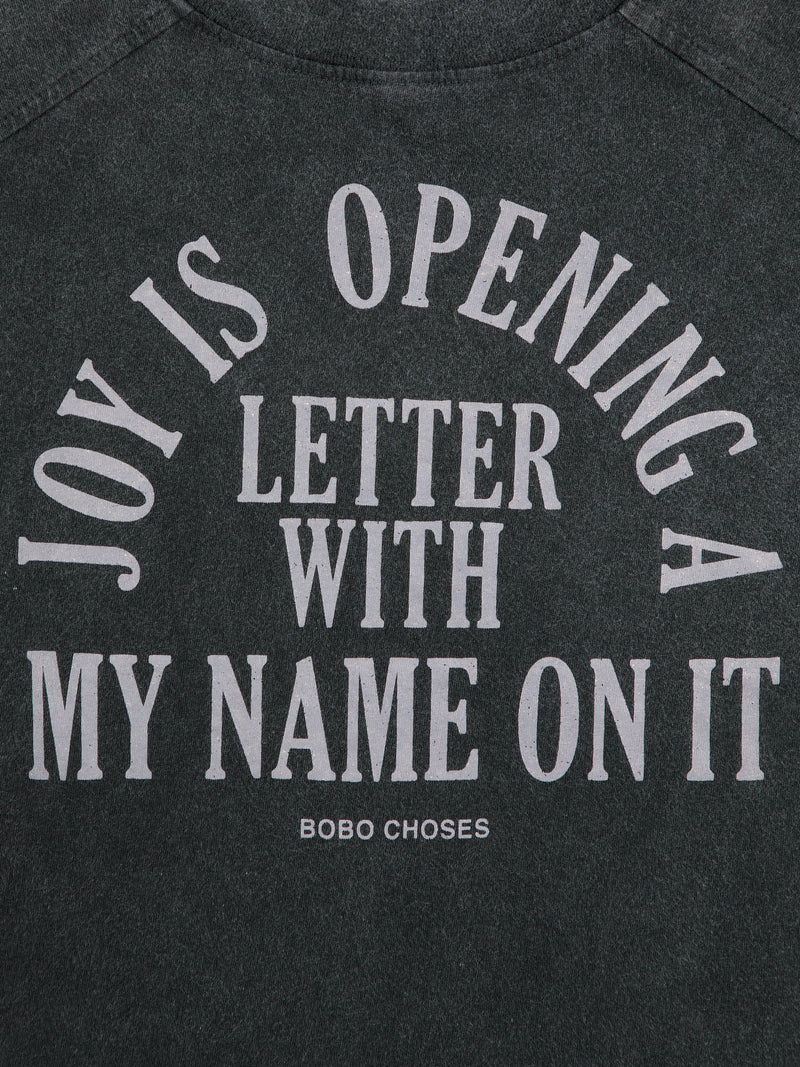 Bobo Choses Joy Is Sleveless T-shirt Dark Grey