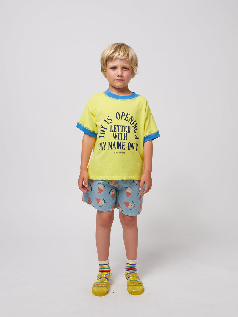 Bobo Choses Joy Is T-shirt Light Yellow