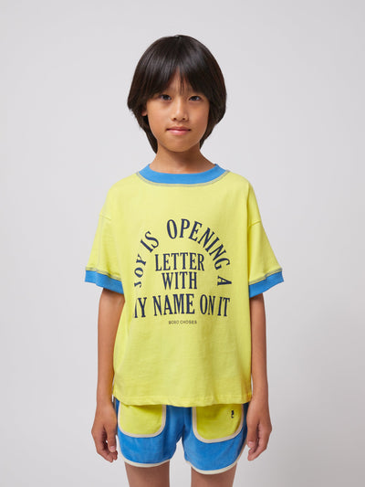 Bobo Choses Joy Is T-shirt Light Yellow