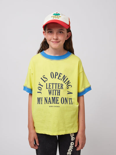 Bobo Choses Joy Is T-shirt Light Yellow