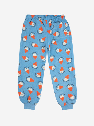 Bobo Choses Morning Egg All Over Jogging Pants Blue