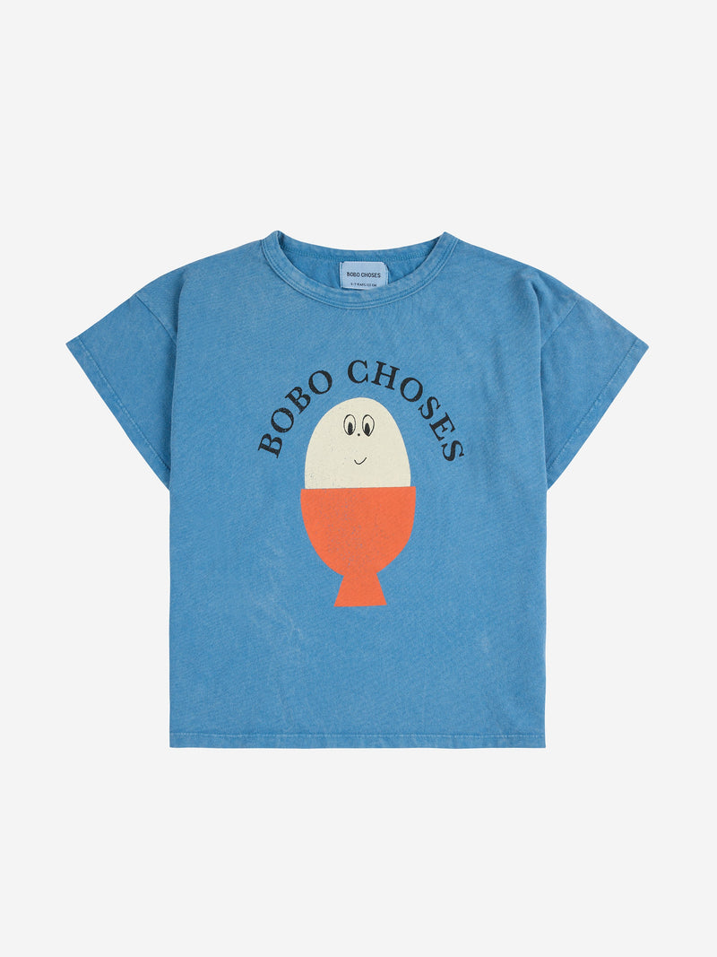 Bobo Choses Morning Egg T-shirt Light Blue