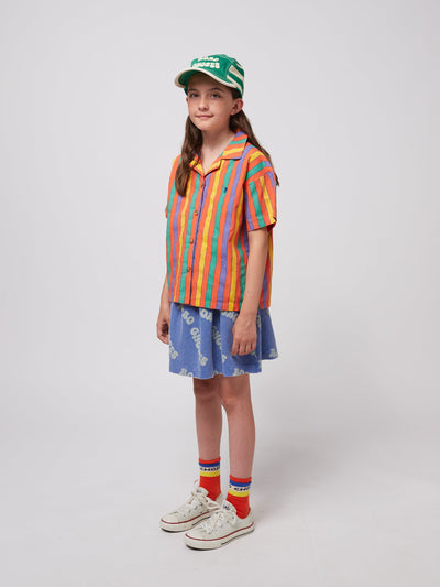 Bobo Choses Multicolor Stripes Shirt Red