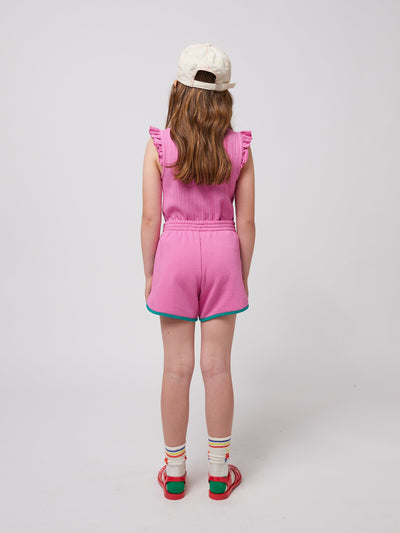 Bobo Choses Pink Color Block Shorts