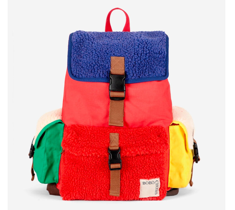 Bobo Choses Sheepskin Color Block Backpack