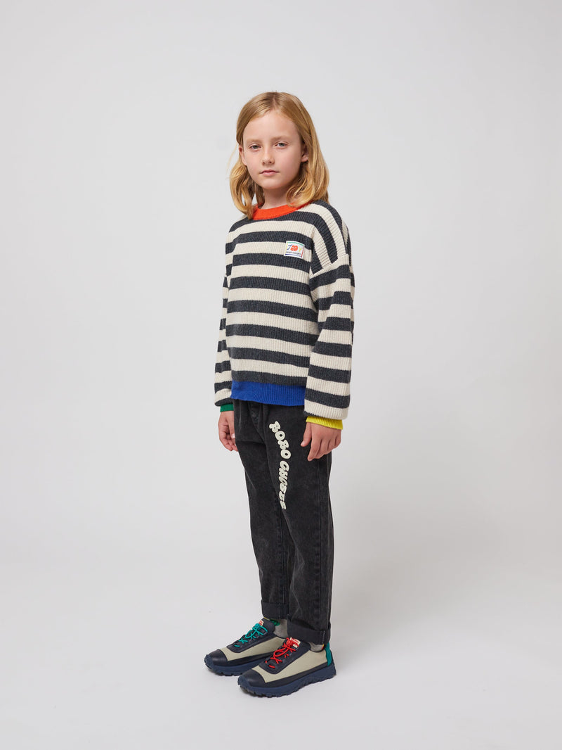 Bobo Choses Smiles Stripes Jumper Multicolor