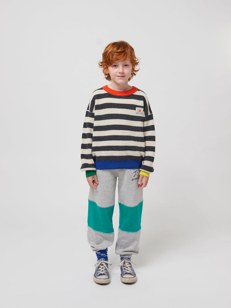 Bobo Choses Smiles Stripes Jumper Multicolor