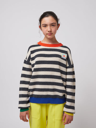 Bobo Choses Smiles Stripes Jumper Multicolor