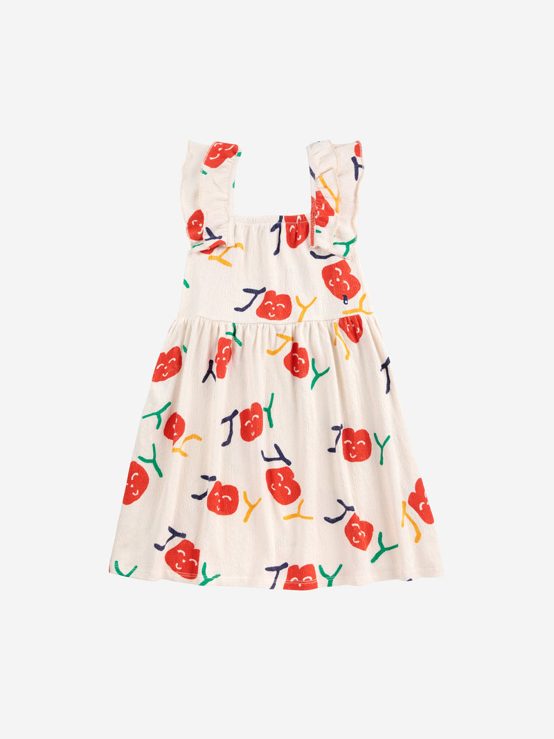 Bobo Choses Smiling All Over Ruffle Dress