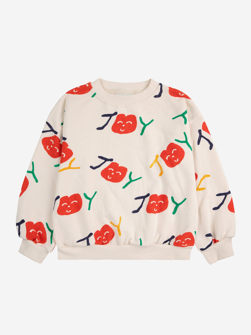 Bobo Choses Smiling All Over Sweatshirt Offwhite