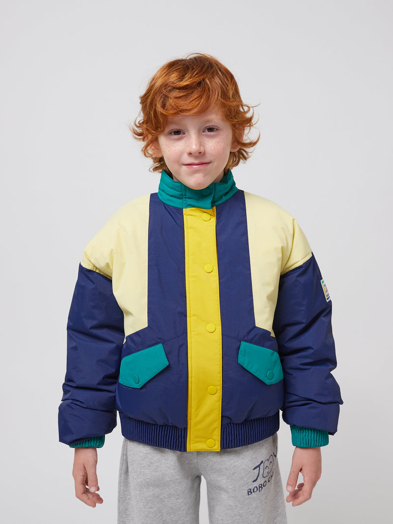 Bobo Choses Smiling Color Block Jacket Multicolor