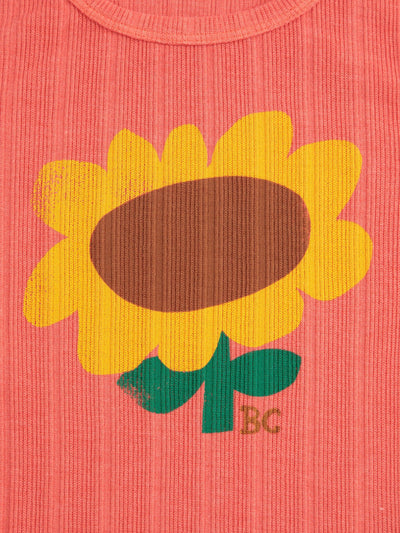 Bobo Choses Sunflower Tank Top Red