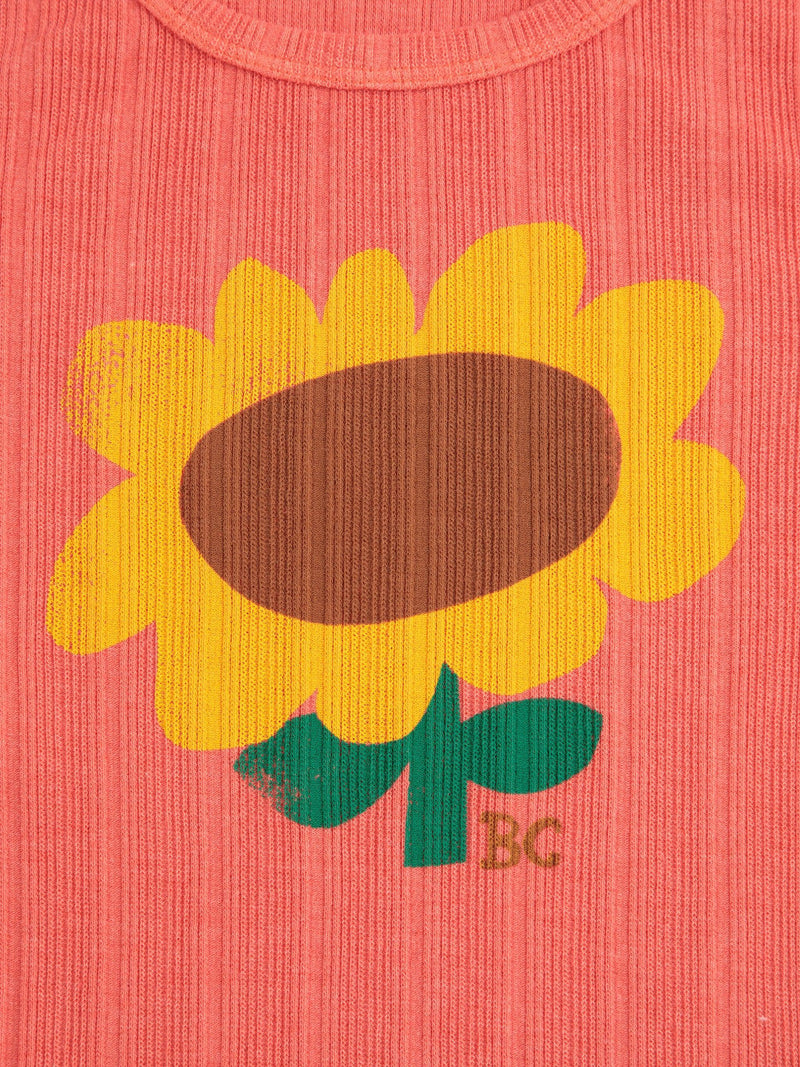 Bobo Choses Sunflower Tank Top Red