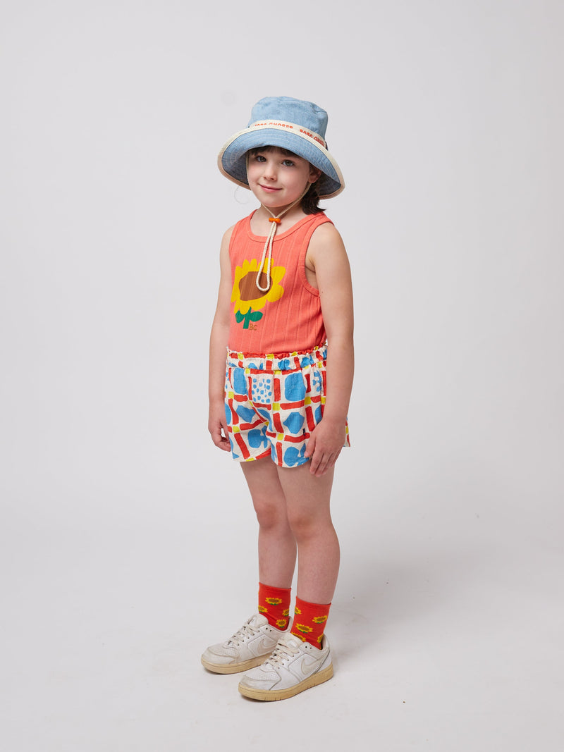 Bobo Choses Sunflower Tank Top Red