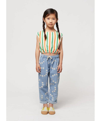 Bobo Choses Vertical Stripes Woven Top