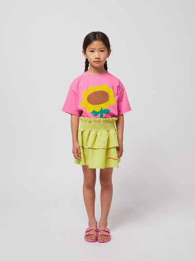 Bobo Choses Vichy Ruffle Skirt Multicolor