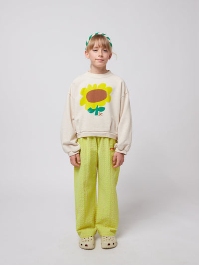 Bobo Choses Vichy Woven Pants Yellow