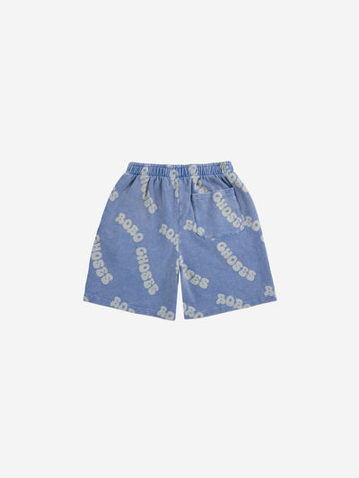 Bobo Choses Wavy Bobo Choses All Over Waffle Bermuda Shorts