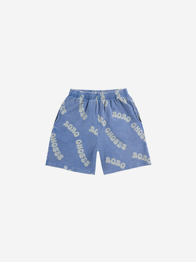 Bobo Choses Wavy Bobo Choses All Over Waffle Bermuda Shorts