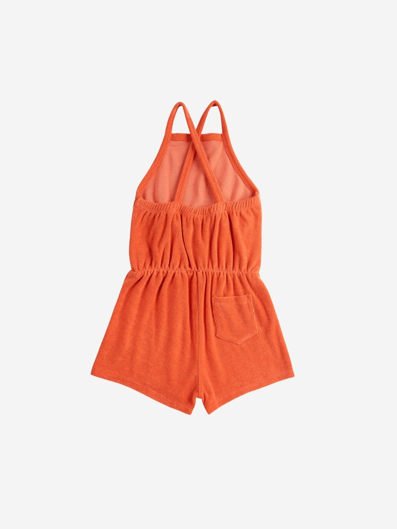 Bobo Choses Wavy Terry Cloth Playsuit