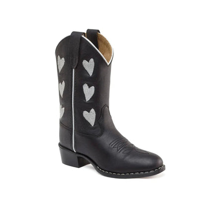 Bootstock Kids Hearts Black