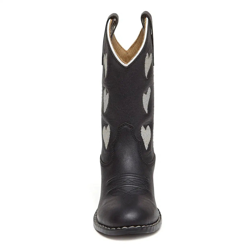 Bootstock Kids Hearts Black