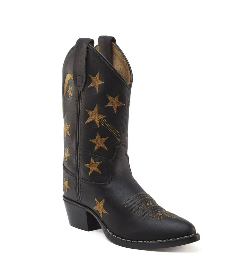 Bootstock Kids Stars Black