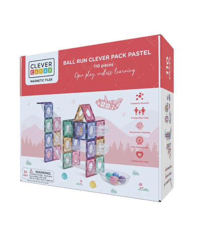 Cleverclixx Ball Run Clever Pack Pastel 110 Pieces